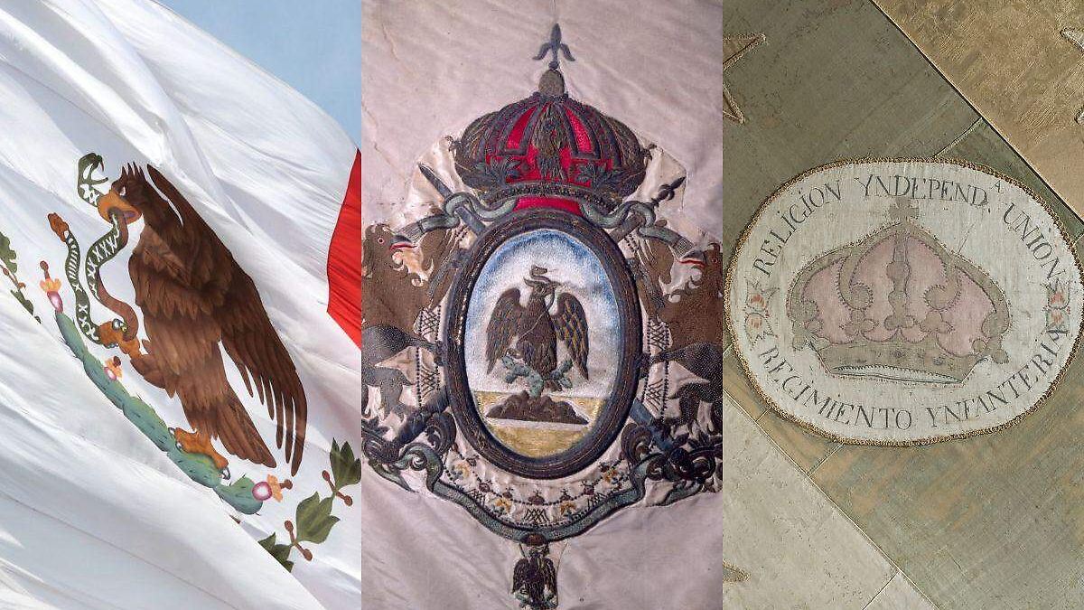 ¿Cómo ha cambiado la bandera de México a lo largo de la historia? - El